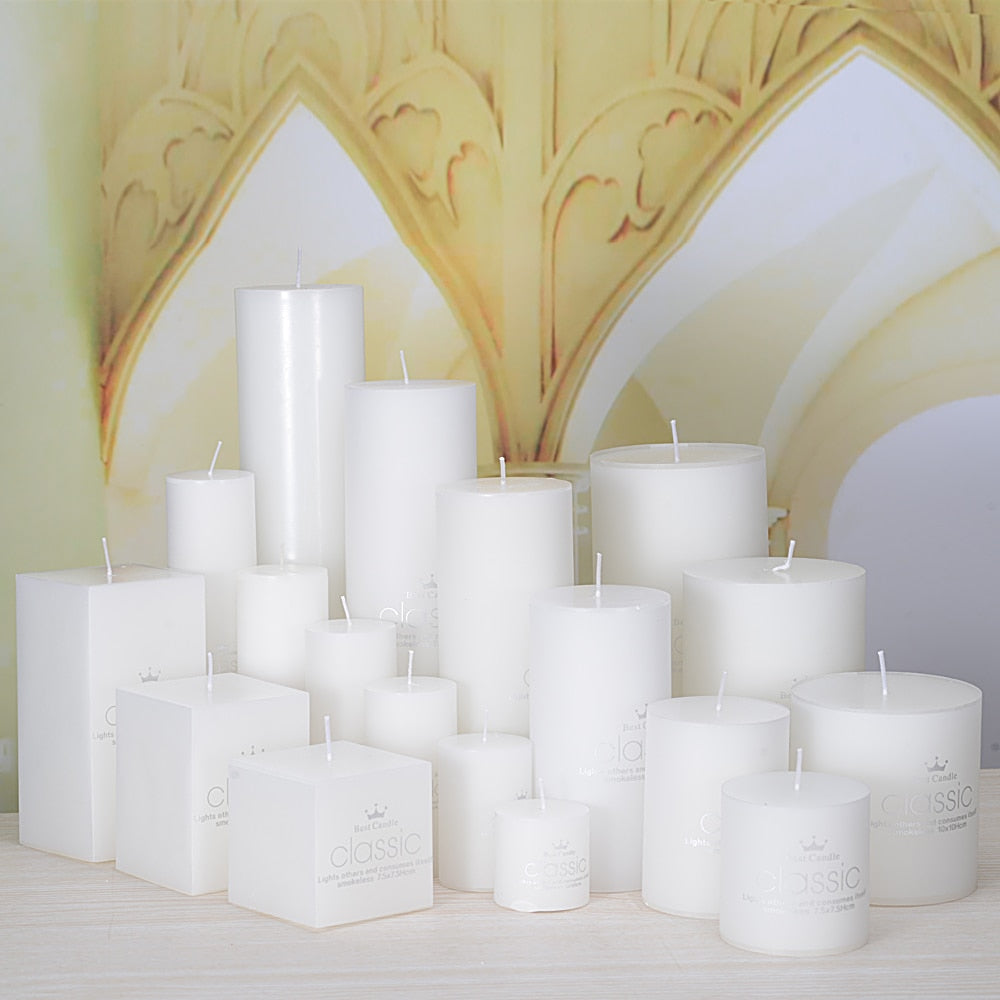 Pure White Candles