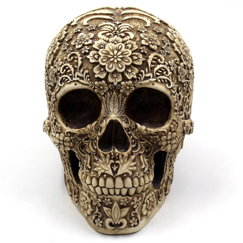 Garden Skull Statue