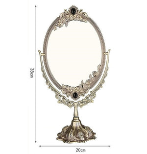 Embossed Frame Desktop Mirror